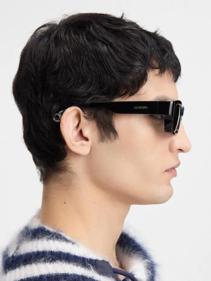 JACQUEMUS The Meridiano Sunglasses Black WomenMen Sunglasses