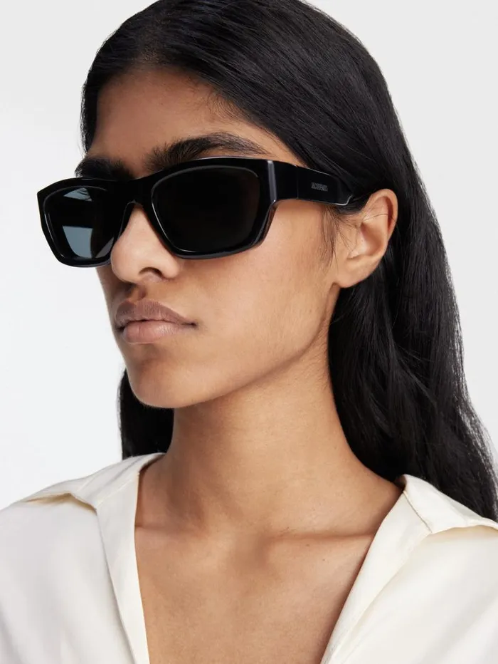 JACQUEMUS The Meridiano Sunglasses Black WomenMen Sunglasses