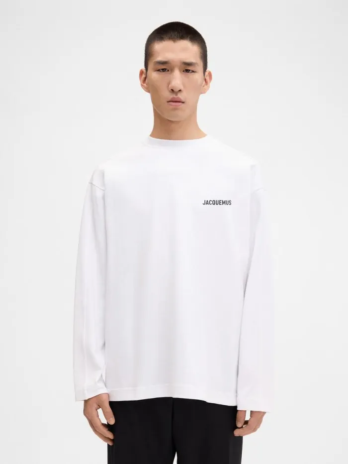 JACQUEMUS The New York Address Tshirt Newyork White WomenMen Tshirts