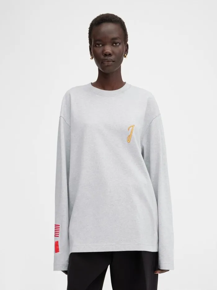 JACQUEMUS The New York Tshirt New York Adresse Grey WomenMen Tshirts
