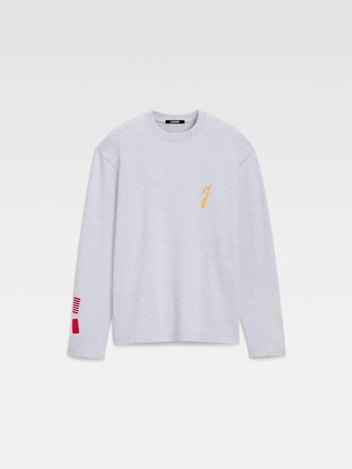JACQUEMUS The New York Tshirt New York Adresse Grey WomenMen Tshirts