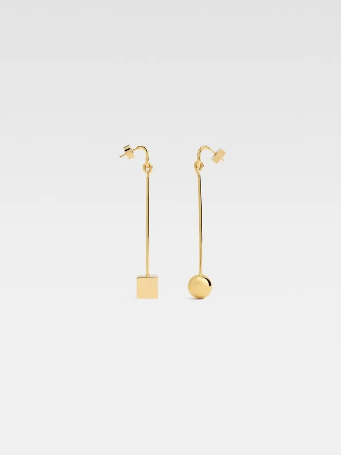 JACQUEMUS The Nodo Earrings Gold Women Jewellery