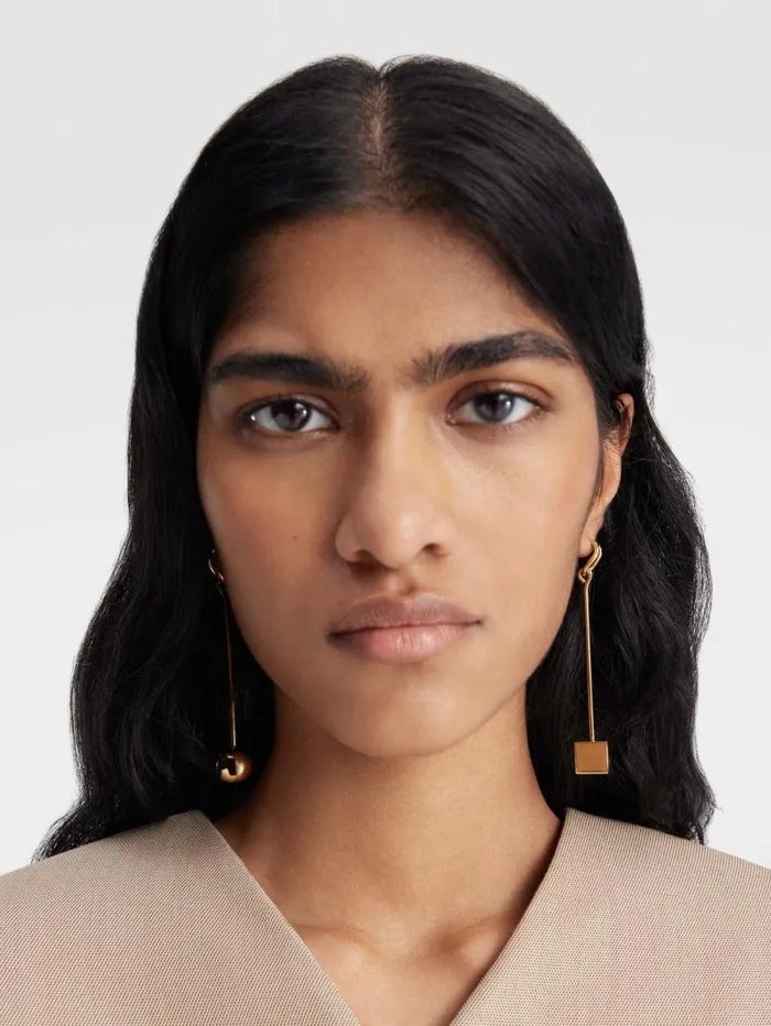 JACQUEMUS The Nodo Earrings Gold Women Jewellery