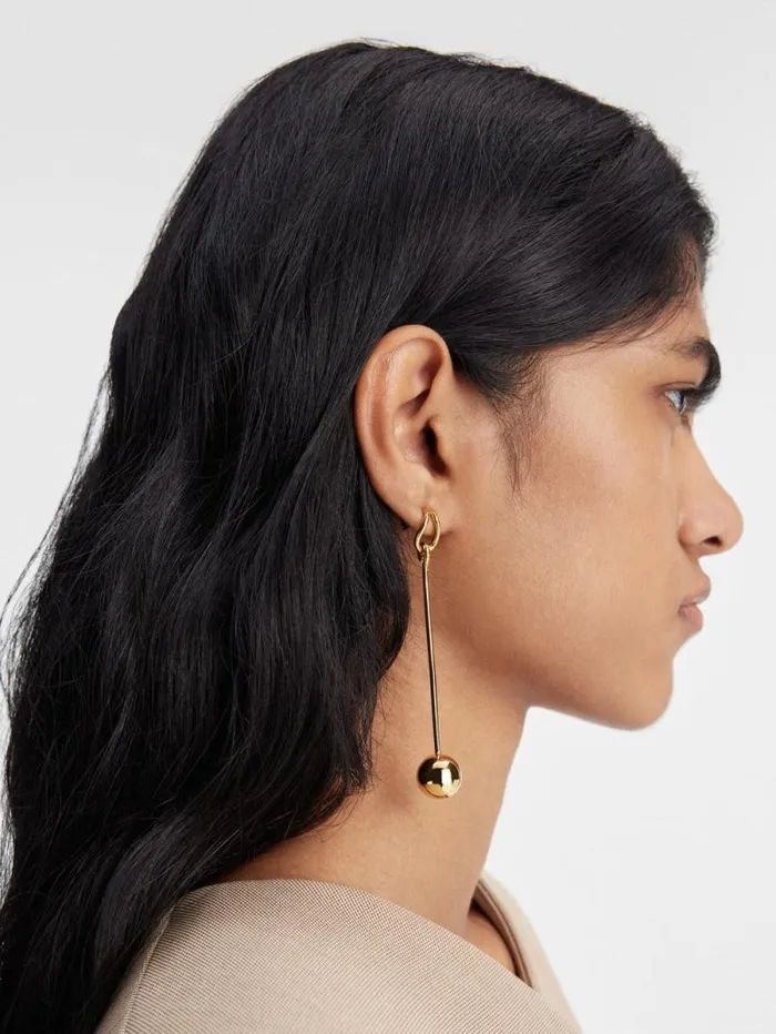 JACQUEMUS The Nodo Earrings Gold Women Jewellery