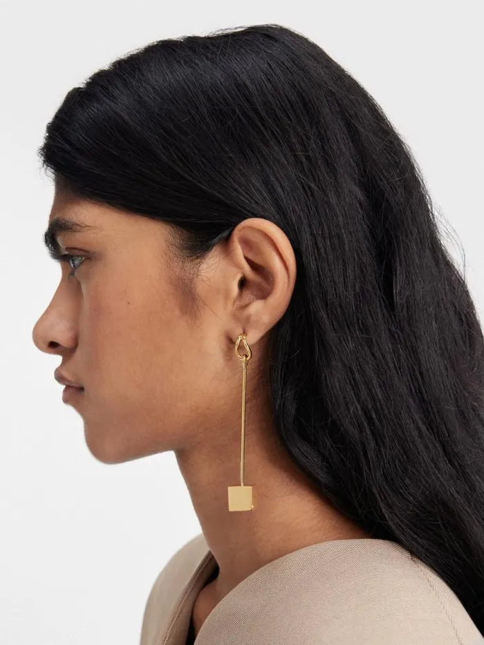 JACQUEMUS The Nodo Earrings Gold Women Jewellery