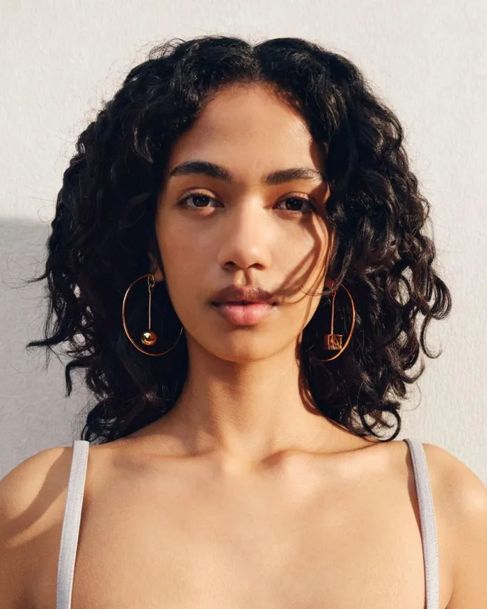JACQUEMUS The Nodo Hoops Earrings Gold Women Jewellery