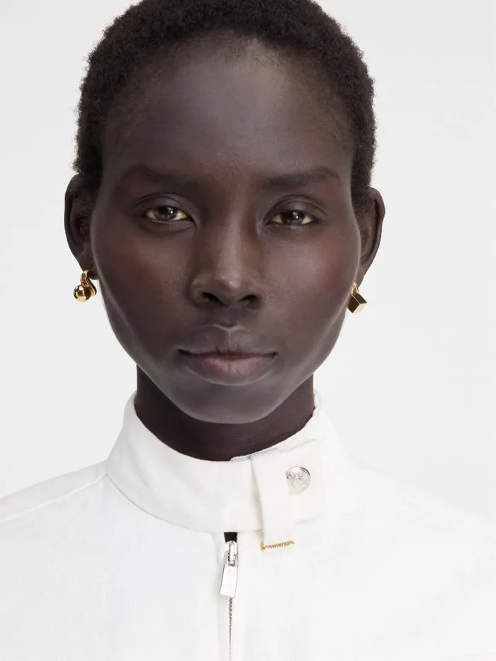 JACQUEMUS The Nodo Stud Earrings Gold Women Jewellery JACQUEMUS The Nodo Stud Earrings Gold Women Jewellery