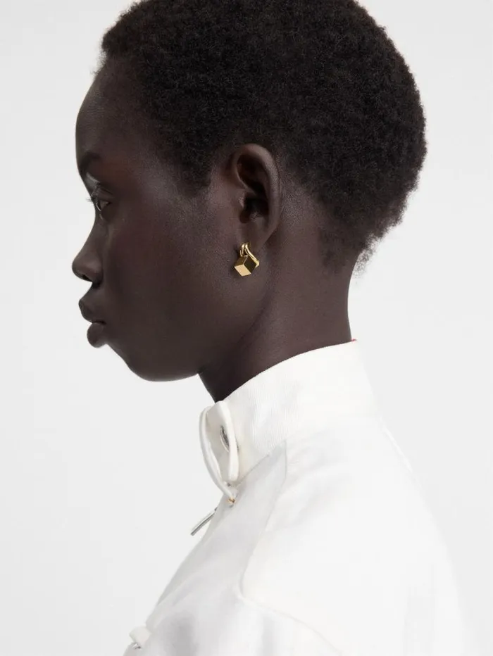 JACQUEMUS The Nodo Stud Earrings Gold Women Jewellery JACQUEMUS The Nodo Stud Earrings Gold Women Jewellery