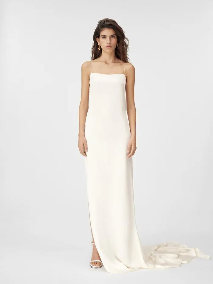 JACQUEMUS The Noiva Dress Offwhite Women Dresses and Skirts