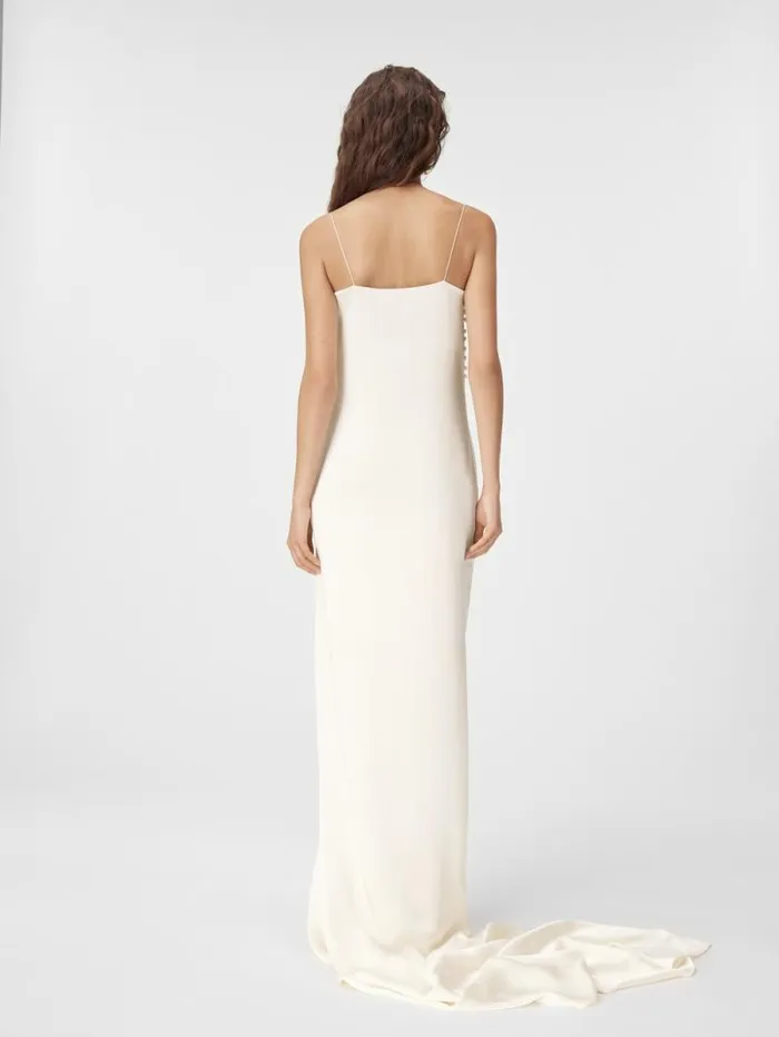 JACQUEMUS The Noiva Dress Offwhite Women Dresses and Skirts JACQUEMUS The Noiva Dress Offwhite Women Dresses and Skirts