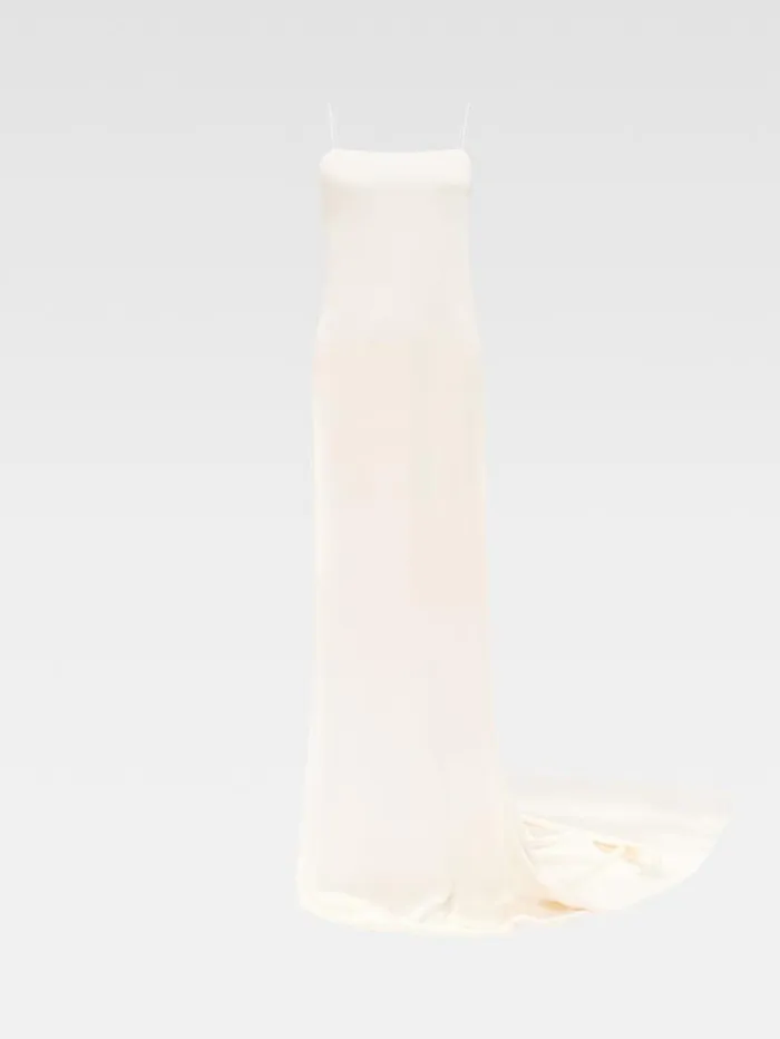 JACQUEMUS The Noiva Dress Offwhite Women Dresses and Skirts JACQUEMUS The Noiva Dress Offwhite Women Dresses and Skirts