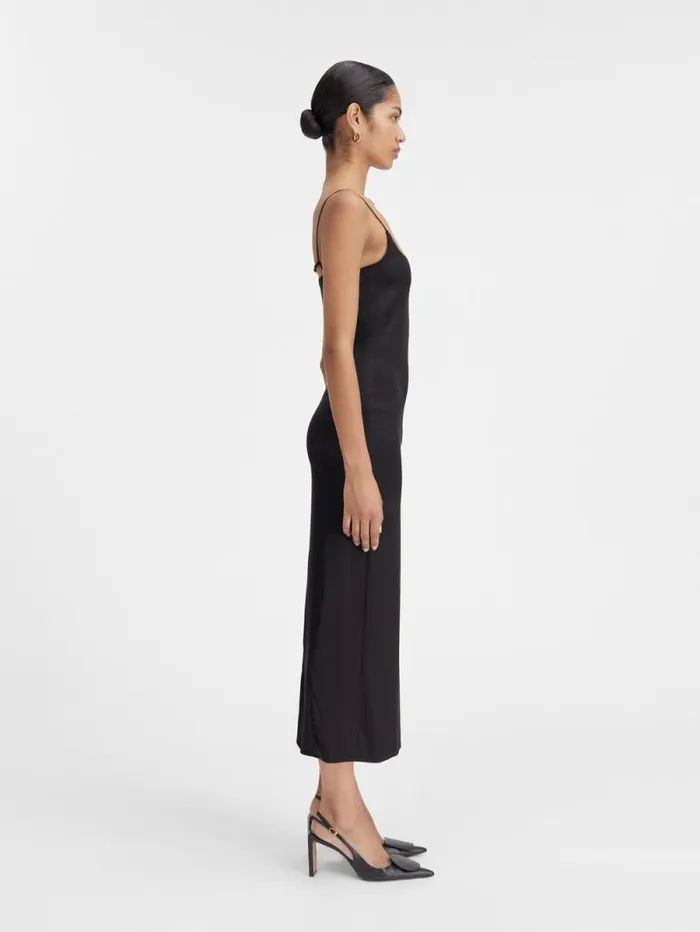 JACQUEMUS The Notte Dress Black Women Dresses and Skirts JACQUEMUS The Notte Dress Black Women Dresses and Skirts
