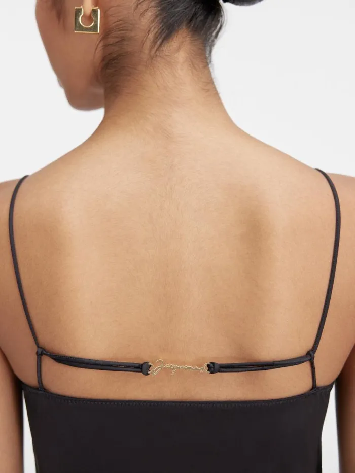JACQUEMUS The Notte Dress Black Women Dresses and Skirts JACQUEMUS The Notte Dress Black Women Dresses and Skirts