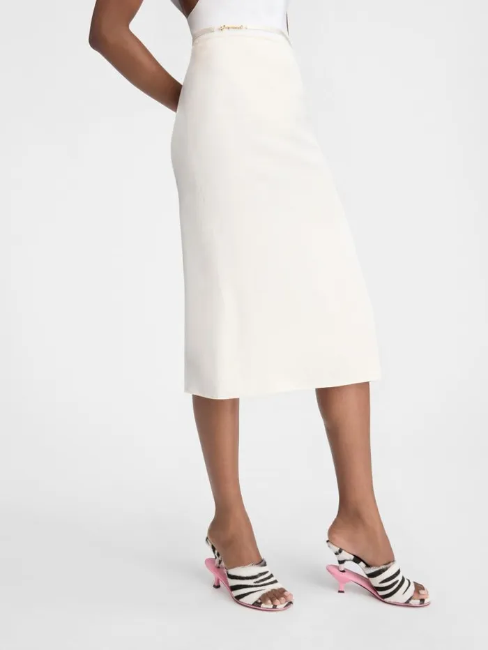 JACQUEMUS The Notte Skirt Offwhite Women Dresses and Skirts JACQUEMUS The Notte Skirt Offwhite Women Dresses and Skirts
