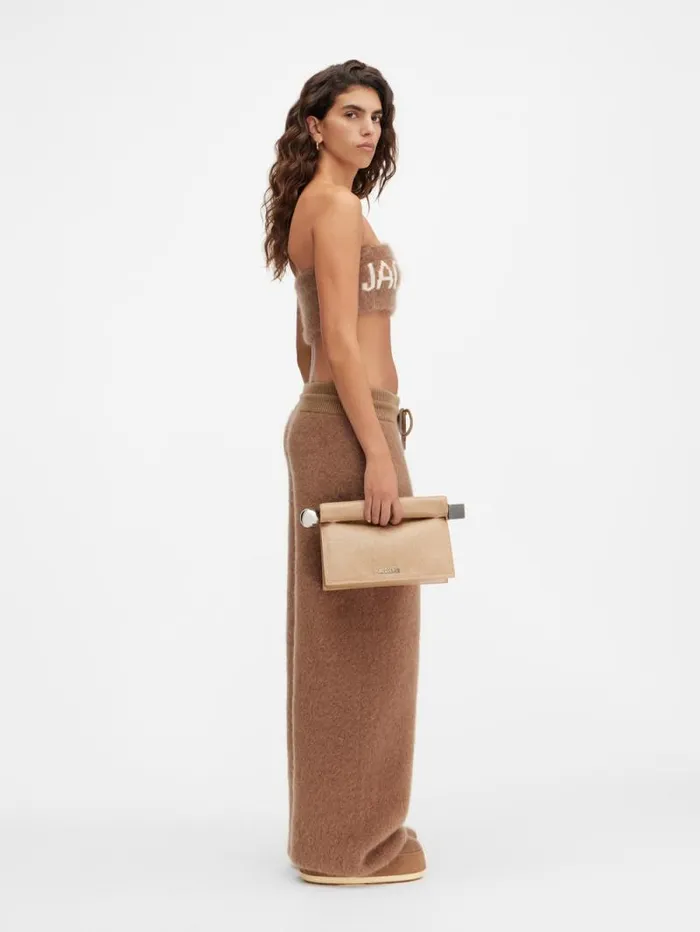 JACQUEMUS The Nuvola Bra Camel Women Knits JACQUEMUS The Nuvola Bra Camel Women Knits