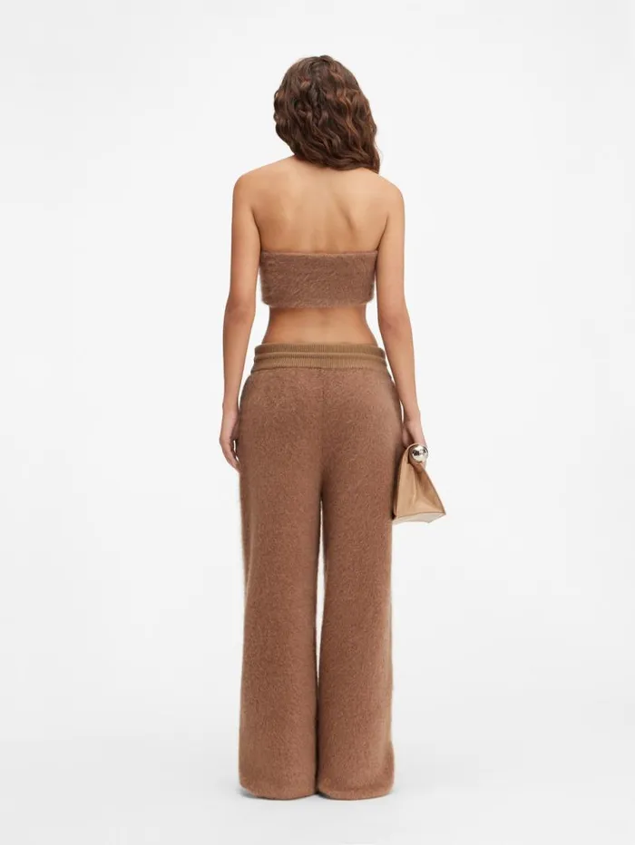 JACQUEMUS The Nuvola Bra Camel Women Knits JACQUEMUS The Nuvola Bra Camel Women Knits