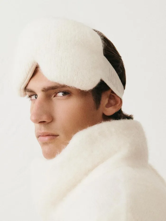 JACQUEMUS The Nuvola Mask Offwhite WomenMen Textile Accessories JACQUEMUS The Nuvola Mask Offwhite WomenMen Textile Accessories