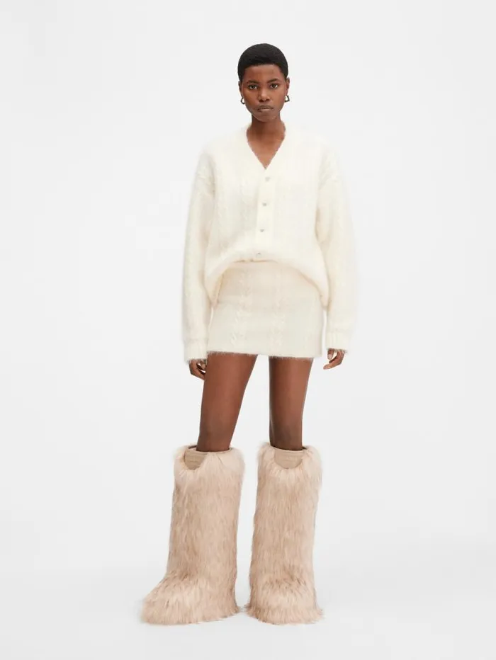 JACQUEMUS The Nuvola Skirt Offwhite Women Dresses and Skirts