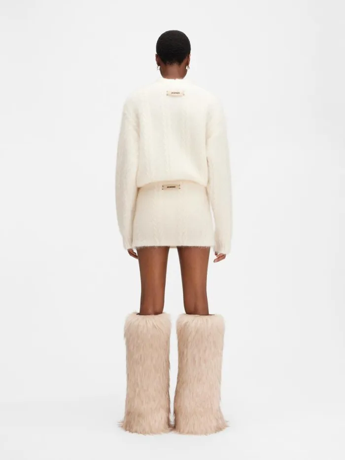 JACQUEMUS The Nuvola Skirt Offwhite Women Dresses and Skirts JACQUEMUS The Nuvola Skirt Offwhite Women Dresses and Skirts