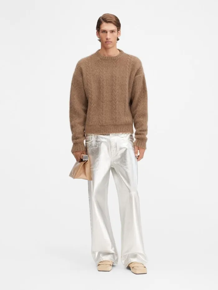 JACQUEMUS The Nuvola Sweater Camel WomenMen Knits