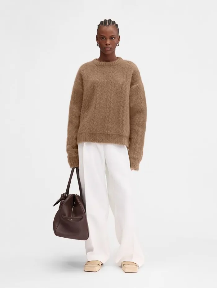 JACQUEMUS The Nuvola Sweater Camel WomenMen Knits JACQUEMUS The Nuvola Sweater Camel WomenMen Knits