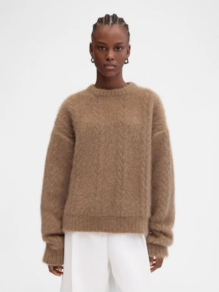 JACQUEMUS The Nuvola Sweater Camel WomenMen Knits JACQUEMUS The Nuvola Sweater Camel WomenMen Knits