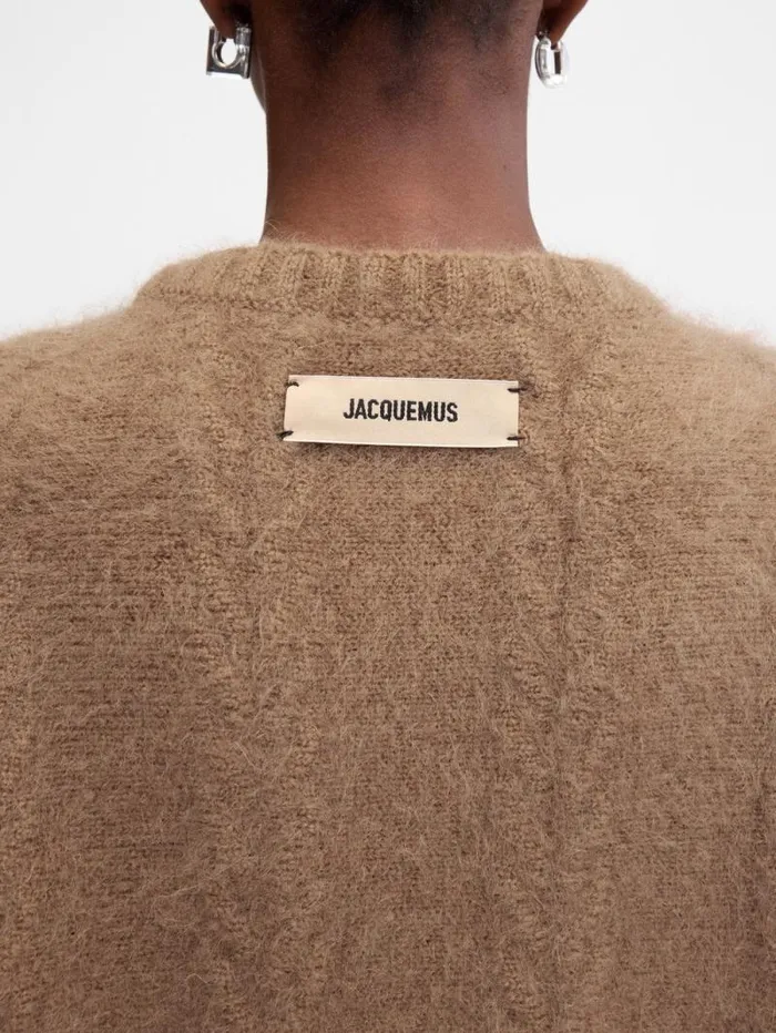 JACQUEMUS The Nuvola Sweater Camel WomenMen Knits JACQUEMUS The Nuvola Sweater Camel WomenMen Knits