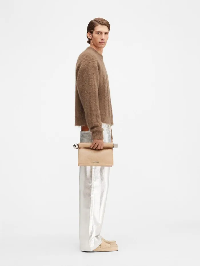 JACQUEMUS The Nuvola Sweater Camel WomenMen Knits JACQUEMUS The Nuvola Sweater Camel WomenMen Knits