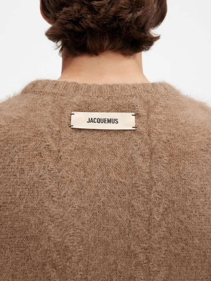 JACQUEMUS The Nuvola Sweater Camel WomenMen Knits JACQUEMUS The Nuvola Sweater Camel WomenMen Knits
