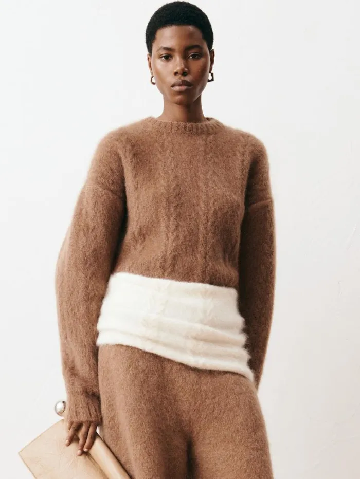 JACQUEMUS The Nuvola Sweater Camel WomenMen Knits JACQUEMUS The Nuvola Sweater Camel WomenMen Knits