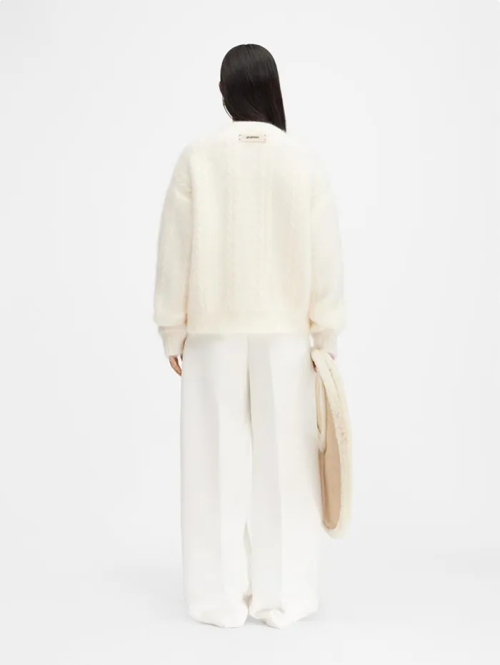 JACQUEMUS The Nuvola Sweater Offwhite WomenMen Knits JACQUEMUS The Nuvola Sweater Offwhite WomenMen Knits