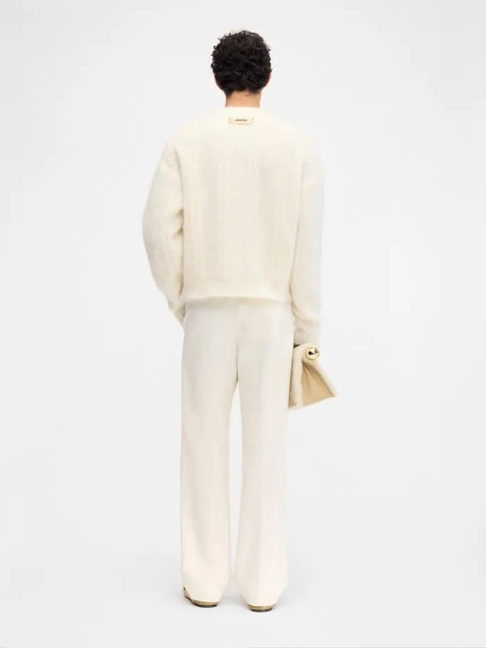 JACQUEMUS The Nuvola Sweater Offwhite WomenMen Knits JACQUEMUS The Nuvola Sweater Offwhite WomenMen Knits