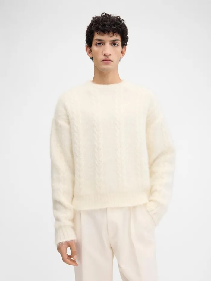 JACQUEMUS The Nuvola Sweater Offwhite WomenMen Knits JACQUEMUS The Nuvola Sweater Offwhite WomenMen Knits