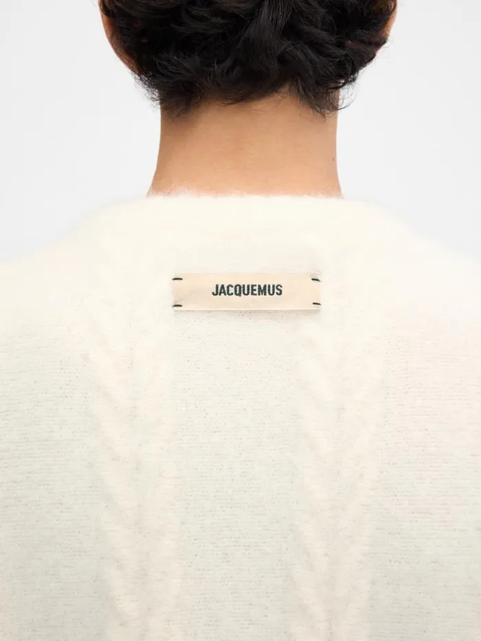 JACQUEMUS The Nuvola Sweater Offwhite WomenMen Knits JACQUEMUS The Nuvola Sweater Offwhite WomenMen Knits