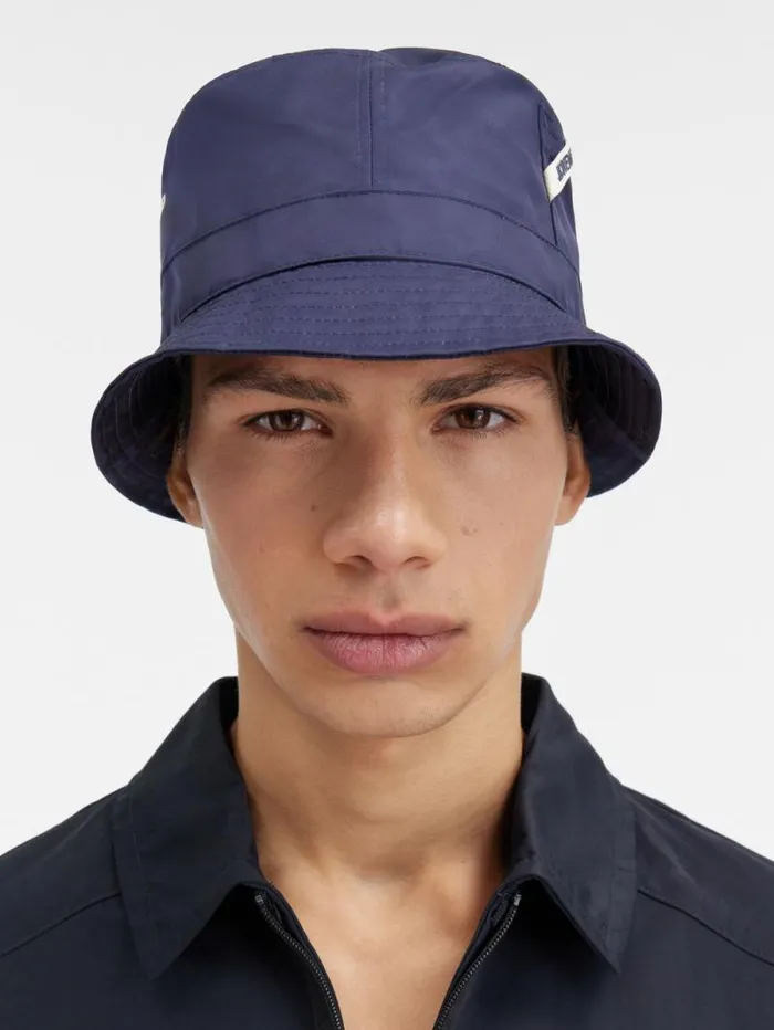 JACQUEMUS The Ovalie Bucket Hat Navy WomenMen Hats JACQUEMUS The Ovalie Bucket Hat Navy WomenMen Hats