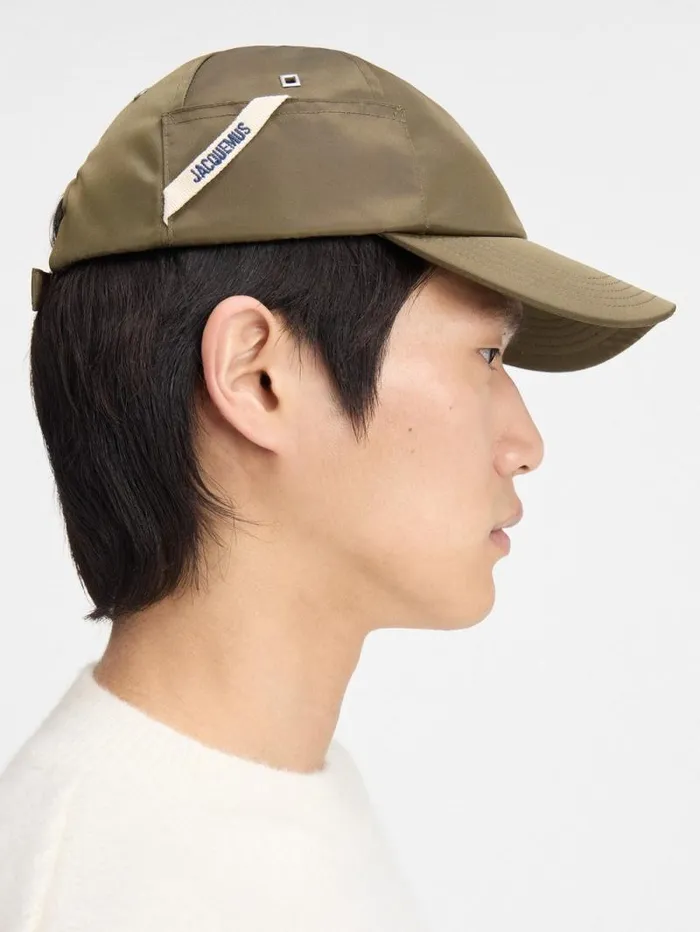 JACQUEMUS The Ovalie Cap Khaki WomenMen Hats JACQUEMUS The Ovalie Cap Khaki WomenMen Hats