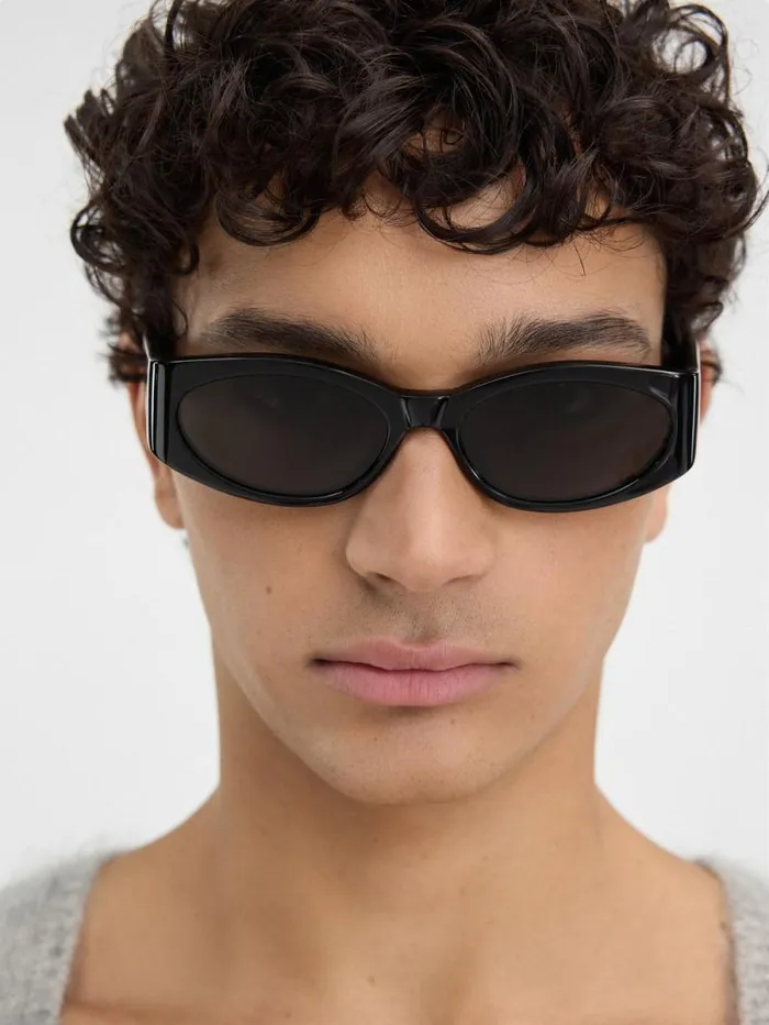 JACQUEMUS The Ovalo Sunglasses Black WomenMen Sunglasses JACQUEMUS The Ovalo Sunglasses Black WomenMen Sunglasses