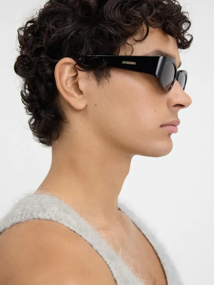 JACQUEMUS The Ovalo Sunglasses Black WomenMen Sunglasses JACQUEMUS The Ovalo Sunglasses Black WomenMen Sunglasses