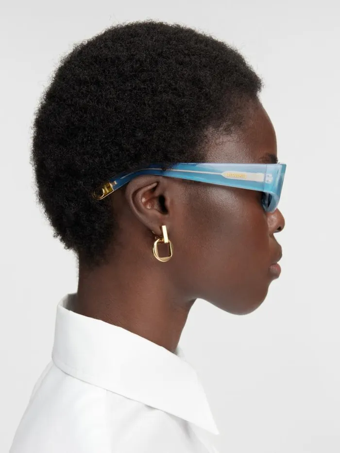 JACQUEMUS The Ovalo Sunglasses Light Blue WomenMen Sunglasses JACQUEMUS The Ovalo Sunglasses Light Blue WomenMen Sunglasses