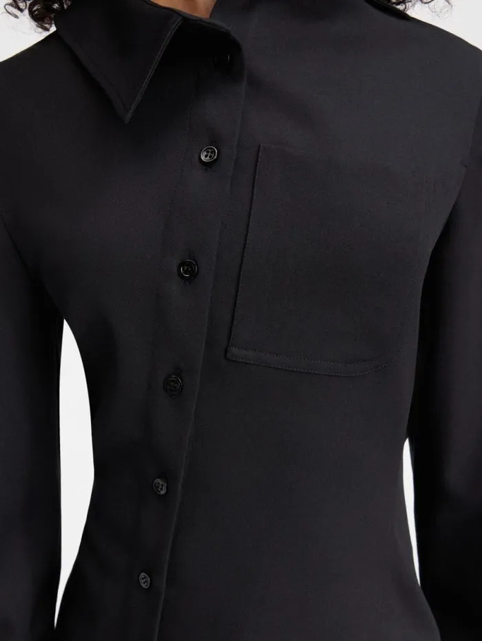 JACQUEMUS The Pablo Shirt Black Women Tops and Shirts JACQUEMUS The Pablo Shirt Black Women Tops and Shirts