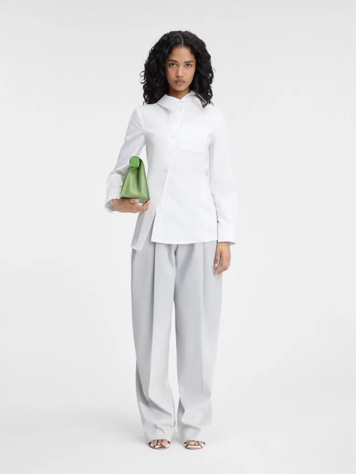 JACQUEMUS The Pablo Shirt White Women Tops and Shirts