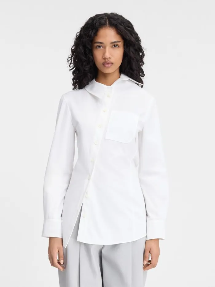 JACQUEMUS The Pablo Shirt White Women Tops and Shirts JACQUEMUS The Pablo Shirt White Women Tops and Shirts