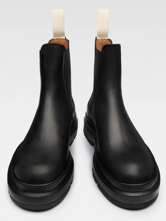 JACQUEMUS The Pavane Ankle Boots Black Men Shoes JACQUEMUS The Pavane Ankle Boots Black Men Shoes