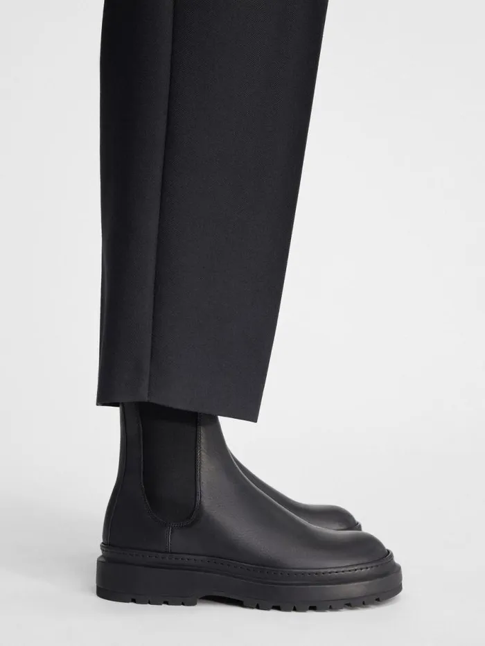 JACQUEMUS The Pavane Ankle Boots Black Men Shoes JACQUEMUS The Pavane Ankle Boots Black Men Shoes