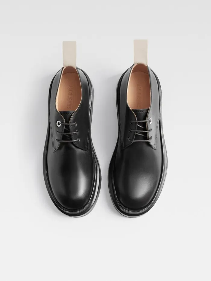 JACQUEMUS The Pavane Derby Shoes Black Men Shoes JACQUEMUS The Pavane Derby Shoes Black Men Shoes
