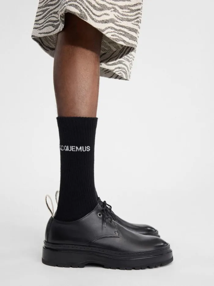 JACQUEMUS The Pavane Derby Shoes Black Men Shoes JACQUEMUS The Pavane Derby Shoes Black Men Shoes