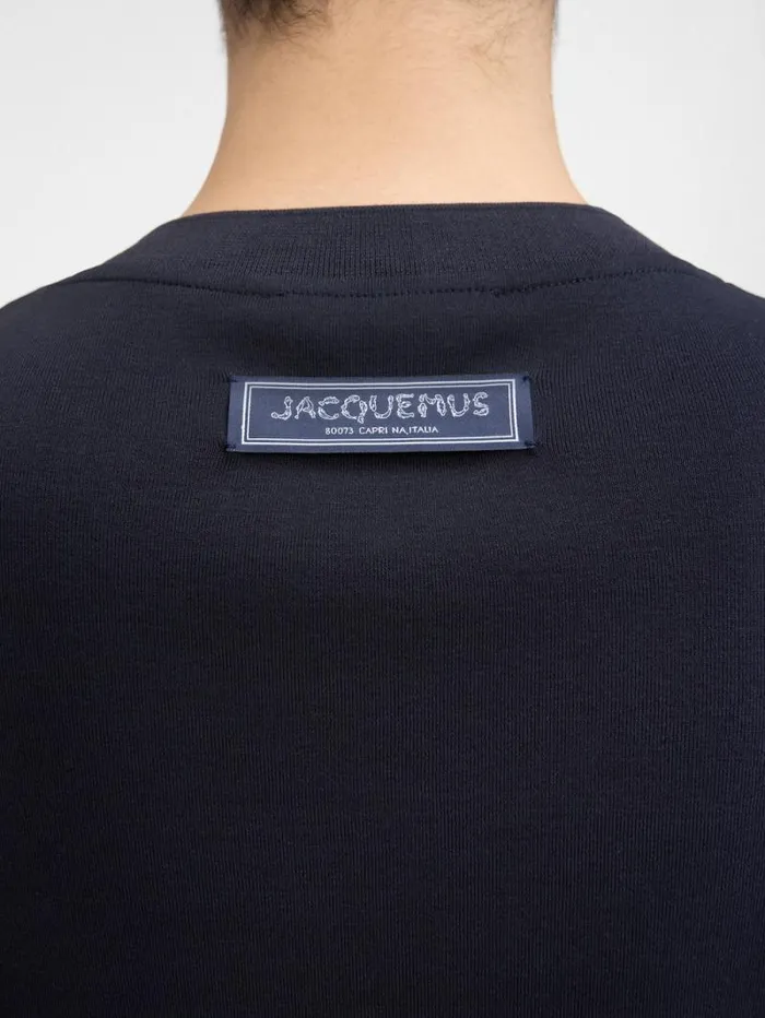 JACQUEMUS The Pesco Longsleeve Tshirt Dark Navy Men Tshirts JACQUEMUS The Pesco Longsleeve Tshirt Dark Navy Men Tshirts