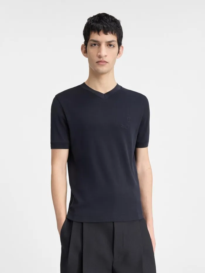 JACQUEMUS The Pesco Tshirt Dark Navy Men Tshirts