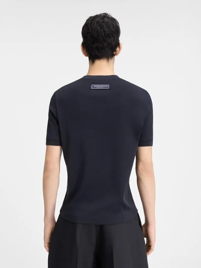 JACQUEMUS The Pesco Tshirt Dark Navy Men Tshirts JACQUEMUS The Pesco Tshirt Dark Navy Men Tshirts