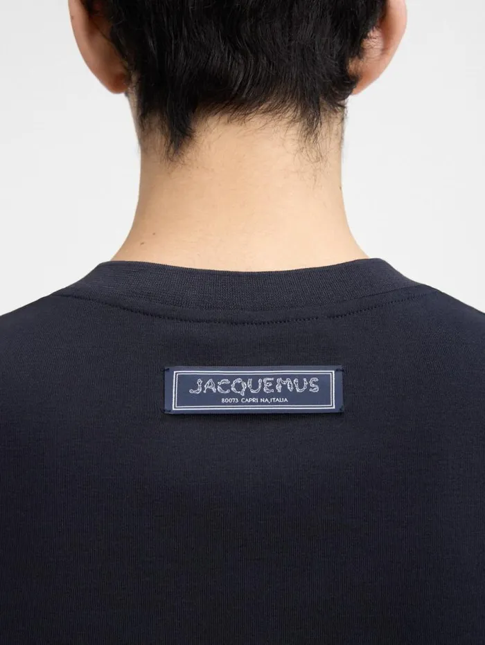 JACQUEMUS The Pesco Tshirt Dark Navy Men Tshirts JACQUEMUS The Pesco Tshirt Dark Navy Men Tshirts